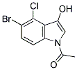 5-Bromo-4-chloro-3-indoxyl-1-acetate Structure,125328-76-9Structure