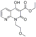 Ethyl 4-hydroxy-1-(2-methoxyethyl)-2-oxo-1,2-dihydro-1,8-naphthyridine-3-carboxylate Structure,1253790-04-3Structure