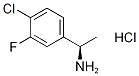 (R)-1-(4-chloro-3-fluorophenyl)ethanamine hydrochloride Structure,1253790-80-5Structure