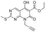 5-羟基-2-(甲基硫代)-7-氧代-8-(2-丙炔)-7,8-二氢吡啶并[2,3-d]嘧啶-6-羧酸乙酯结构式_1253791-05-7结构式