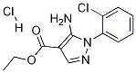 5-氨基-1-(2-氯-苯基)-1H-吡唑-4-羧酸乙酯盐酸盐结构式_1253791-51-3结构式