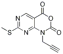 7-(Methylthio)-1-(prop-2-ynyl)-1h-pyrimido[4,5-d][1,3]oxazine-2,4-dione Structure,1253792-66-3Structure