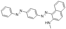 1-(4-[Phenylazo]phenylazo)-2-methylaminonaphthalene Structure,125455-63-2Structure