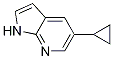 5-Cyclopropyl-1h-pyrrolo[2,3-b]pyridine Structure,1254567-75-3Structure