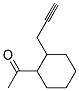 Ethanone, 1-[2-(2-propynyl)cyclohexyl]-(9ci) Structure,125488-49-5Structure