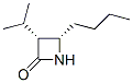 顺式-(9ci)-4-丁基-3-(1-甲基乙基)-2-氮杂啶酮结构式_125606-83-9结构式