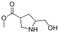 (9ci)-5-(羟基甲基)-3-吡咯烷羧酸甲酯结构式_125629-87-0结构式