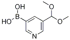 5-(Dimethoxymethyl)pyridine-3-boronic acid Structure,1256346-31-2Structure