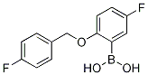 5-Fluoro-2-(4-fluorophenylmethoxy)phenylboronic acid Structure,1256355-74-4Structure