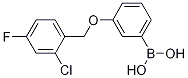 3-(2-Chloro-4-fluorophenylmethoxy)phenylboronic acid Structure,1256358-45-8Structure