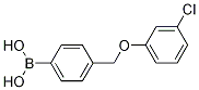 4-(3-Chlorophenoxymethyl)phenylboronic acid Structure,1256358-75-4Structure