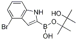 4-Bromo-1h-indole-2-boronic acid pinacol ester Structure,1256358-97-0Structure