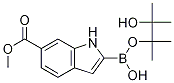 6-Methoxycarbonylindole-2-boronic acid pinacol ester Structure,1256359-21-3Structure