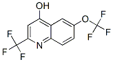 4-Hydroxy-6-(trifluoromethoxy)-2-(trifluoromethyl)quinoline Structure,125647-79-2Structure