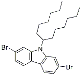 2,7-Dibromo-9-(tridecan-7-yl)-9h-carbazole Structure,1256704-63-8Structure