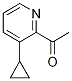 1-(3-Cyclopropylpyridin-2-yl)ethanone Structure,1256785-35-9Structure