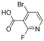 4-Bromo-2-fluoropyridine-3-carboxylic acid Structure,1256790-84-7Structure