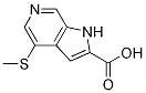 4-(Methylthio)-1h-pyrrolo[2,3-c]pyridine-2-carboxylic acid Structure,1256813-30-5Structure