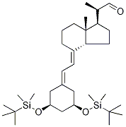 1,3-二-O-叔-丁基二甲基硅烷基帕立骨化醇18-醛结构式_1257126-71-8结构式