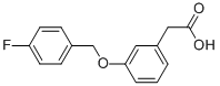 3-(4-Fluorobenzyloxy)phenylacetic acid Structure,125721-49-5Structure