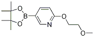 2-(2-Methoxyethoxy)-5-(4,4,5,5-tetramethyl-1,3,2-dioxaborolan-2-yl)pyridine Structure,1257553-79-9Structure