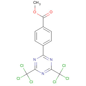 Methyl 4-(4,6-bis(trichloromethyl)-1,3,5-triazin-2-yl)benzoate Structure,125775-49-7Structure