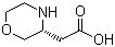 (R)-吗啉-3-基-乙酸结构式_1257848-43-3结构式