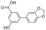 3-(Benzo[d][1,3]dioxol-5-yl)-5-hydroxybenzoicacid Structure,1258628-34-0Structure