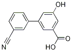 3-Cyano-5-hydroxy-[1,1-biphenyl]-3-carboxylicacid Structure,1258637-09-0Structure