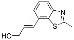 (e)-(9ci)-3-(2-甲基-7-苯并噻唑)-2-丙烯-1-醇结构式_125873-50-9结构式