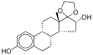 17,17-Ethylenedioxy-1,3,5(10)-estratriene-3,16alpha-diol-d5 Structure,1259370-24-5Structure