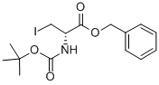 Boc-β-iodo-D-Ala-OBzl Structure,125942-79-2Structure