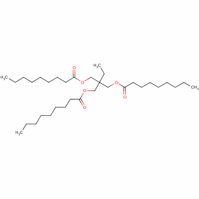 2-Ethyl-2-[[(1-oxononyl)oxy]methyl]propane-1,3-diyl dinonan-1-oate Structure,126-57-8Structure