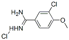 3-Chloro-4-methoxybenzamidine hcl Structure,126007-98-5Structure