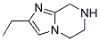 Imidazo[1,2-a]pyrazine, 2-ethyl-5,6,7,8-tetrahydro-(9ci) Structure,126052-32-2Structure