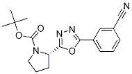 (S)-2-(5-(3-氰基苯基)-1,3,4-噁二唑-2-基)吡咯烷-1-羧酸叔丁酯结构式_1260605-21-7结构式