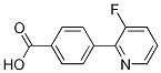 4-(3-氟吡啶-2-基)苯甲酸结构式_1260650-69-8结构式