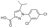 1-(2,4-Dichloro-phenyl)-5-isopropyl-1h-pyrazole-3-carboxylic acid Structure,126068-31-3Structure