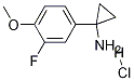 1-(3-Fluoro-4-methoxyphenyl)cyclopropanamine Structure,1260852-84-3Structure