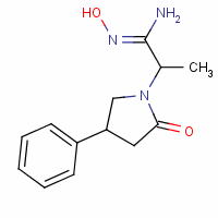 n-羟基-alpha-甲基-2-氧代-4-苯基-1-吡咯烷乙脒结构式_126145-46-8结构式