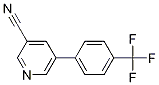 5-(4-(Trifluoromethyl)phenyl)pyridine-3-carbonitrile Structure,1261600-44-5Structure