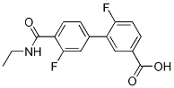 4-(Ethylcarbamoyl)-3,6-difluoro-[1,1-biphenyl]-3-carboxylicacid Structure,1261909-44-7Structure