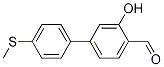 3-Hydroxy-4-(methylthio)-[1,1-biphenyl]-4-carbaldehyde Structure,1261925-44-3Structure