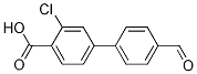 3-Chloro-4-formyl-[1,1-biphenyl]-4-carboxylicacid Structure,1261946-48-8Structure