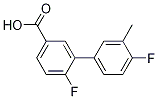 4,6-Difluoro-3-methyl-[1,1-biphenyl]-3-carboxylicacid Structure,1261949-48-7Structure