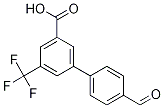 4-Formyl-5-(trifluoromethyl)-[1,1-biphenyl]-3-carboxylicacid Structure,1261960-97-7Structure