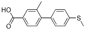 2-Methyl-4-(methylthio)-[1,1-biphenyl]-4-carboxylicacid Structure,1261964-62-8Structure