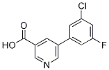 5-(3-Chloro-5-fluorophenyl)pyridine-3-carboxylic acid Structure,1261964-74-2Structure