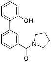 (2-Hydroxy-[1,1-biphenyl]-3-yl)(pyrrolidin-1-yl)methanone Structure,1261965-79-0Structure