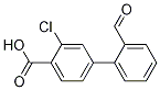 3-Chloro-2-formyl-[1,1-biphenyl]-4-carboxylicacid Structure,1261970-85-7Structure